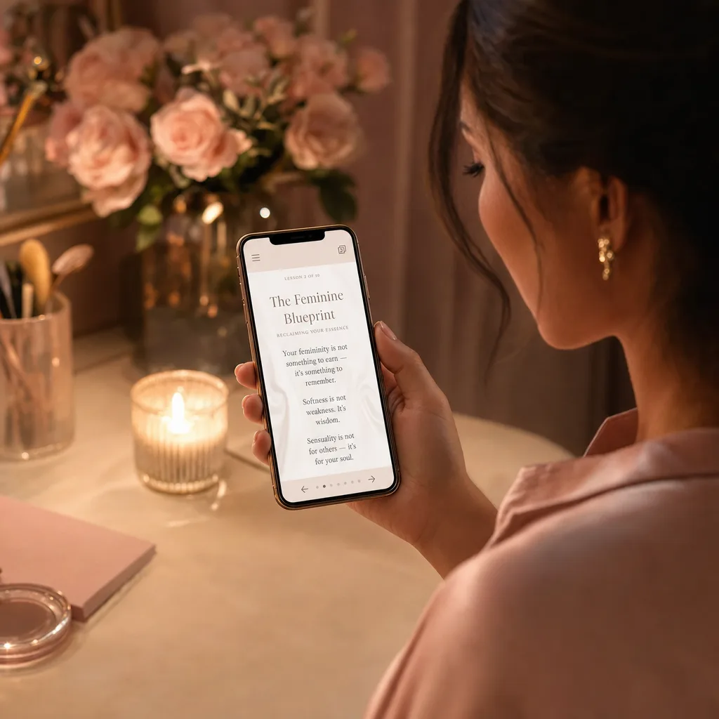 Read the lessons on your phone